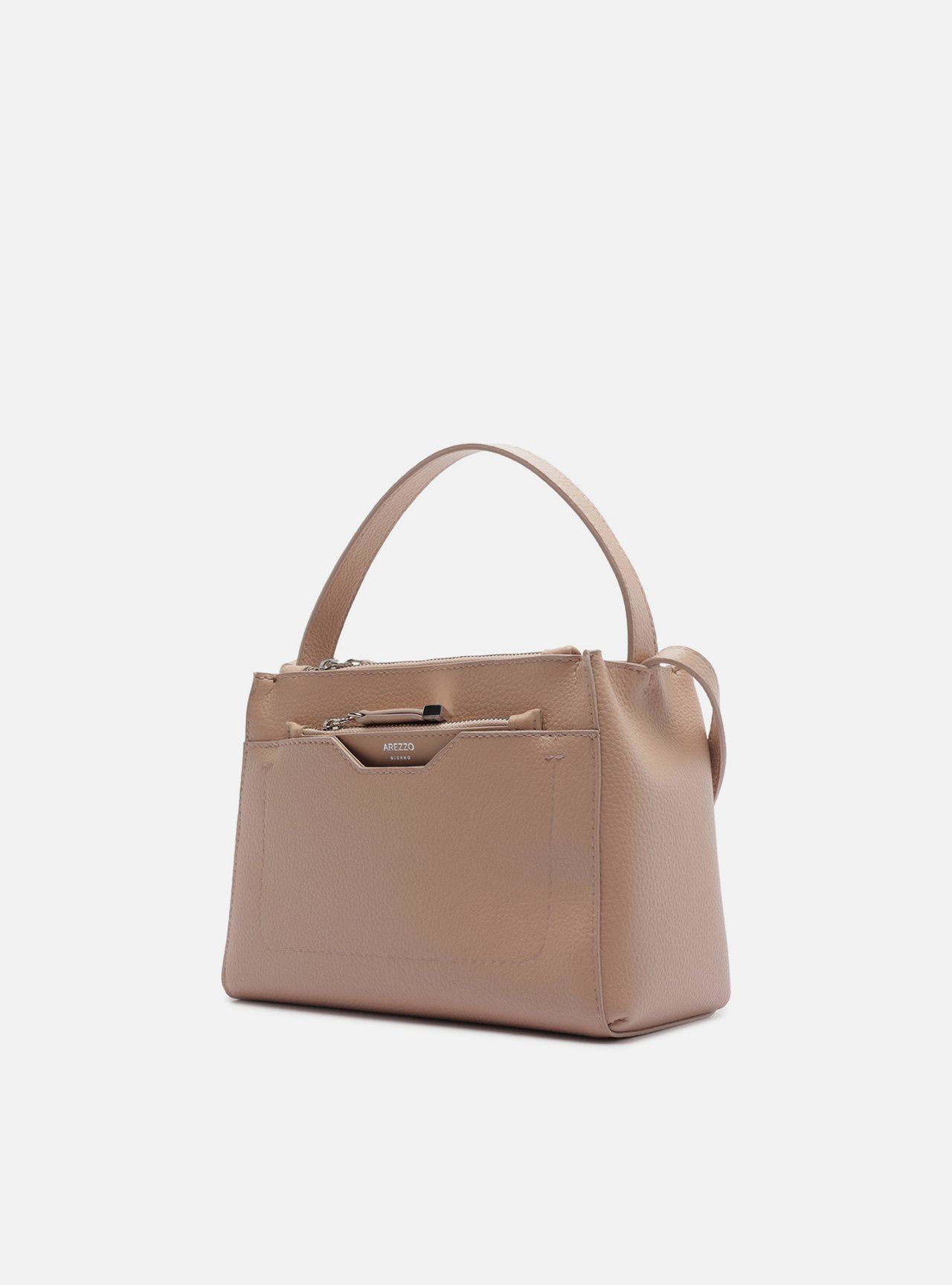 Bolsa Tote Nude Média Metais — foto 2