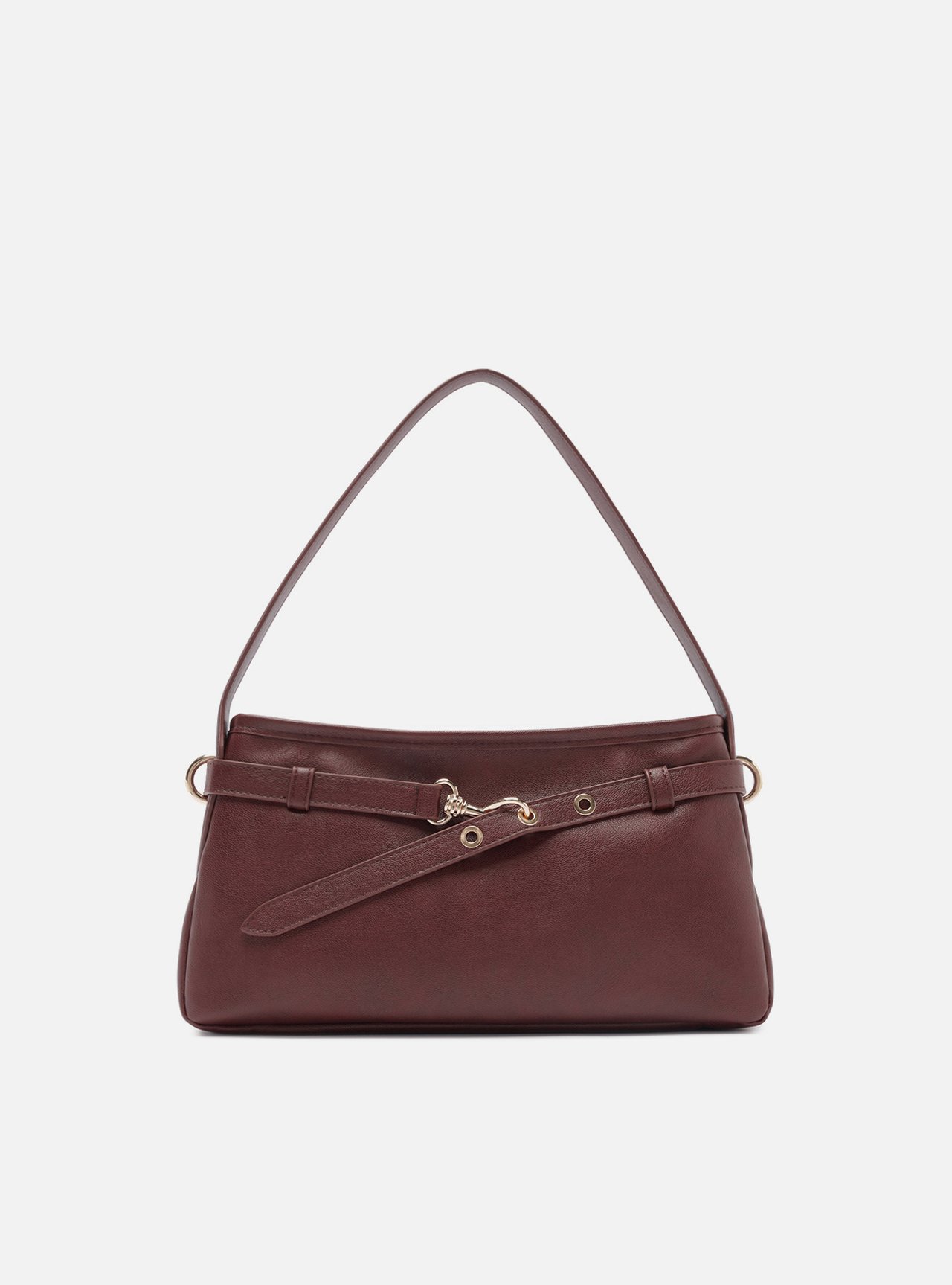 Bolsa Shoulder Vermelha Média Metais — foto 1