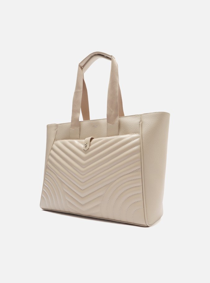 Bolsa Shopping Branca Matelassê Grande