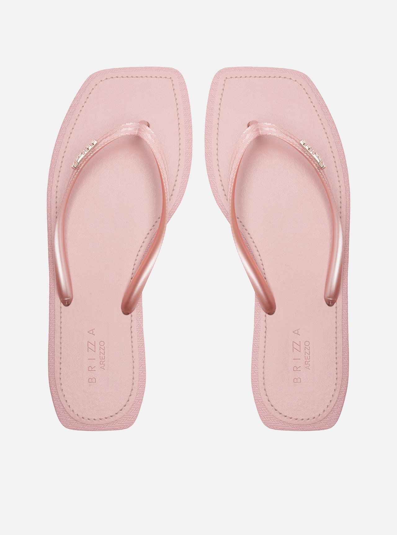 Chinelo de Dedo Rosa Square Brizza — foto 1