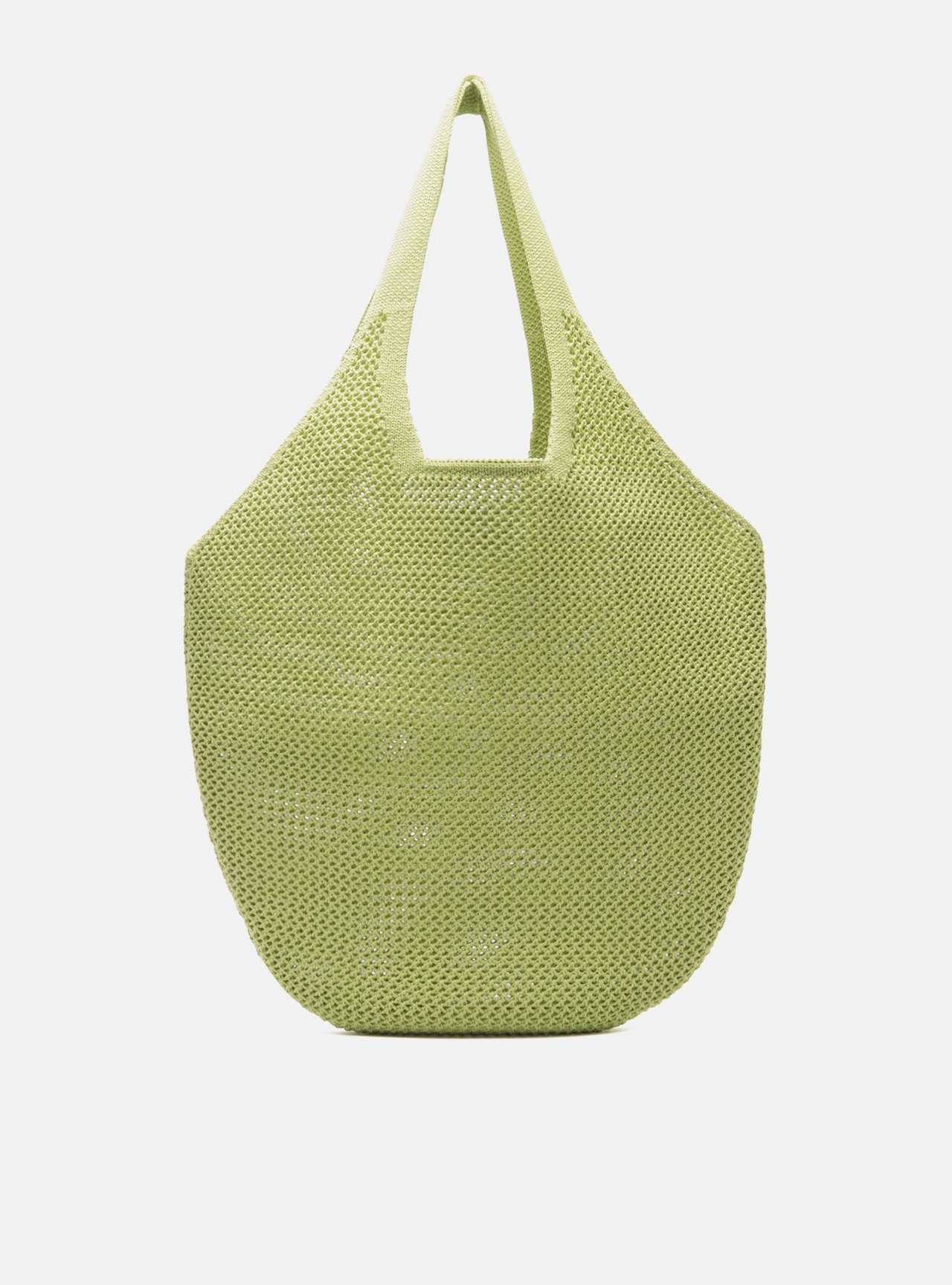 Bolsa Shopping Verde Knit Grande Brizza — foto 3