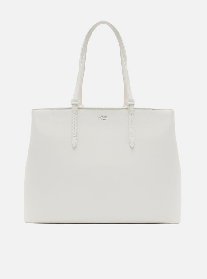 Bolsa Shopping Off-White Grande