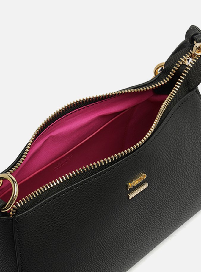 Bolsa Tiracolo Preta Corrente Pequena