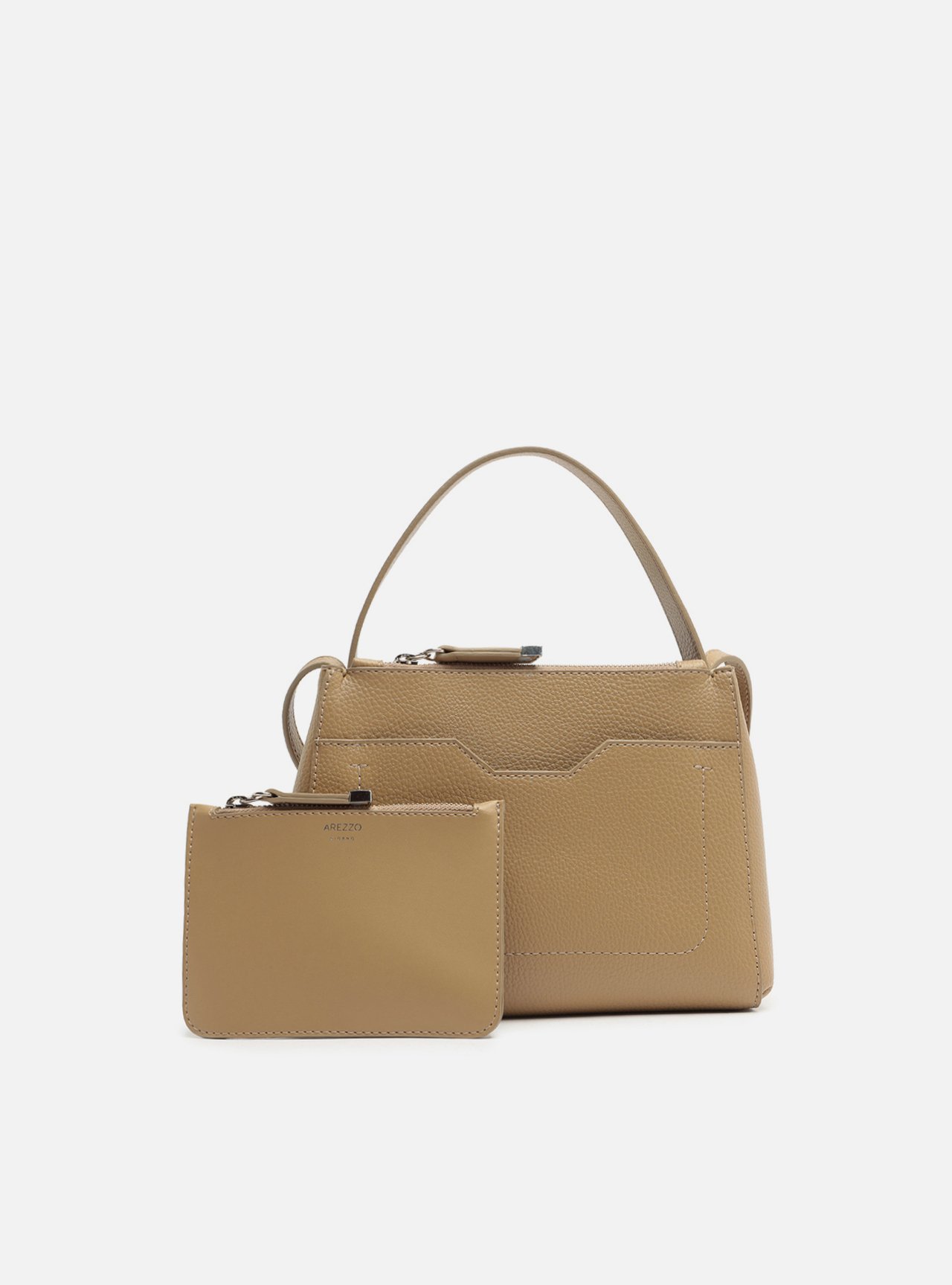 Bolsa Tote Marrom Emilly Média Pouch — foto 6