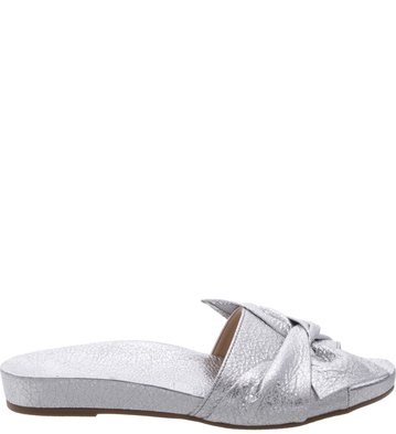 Chinelo Laços Prata