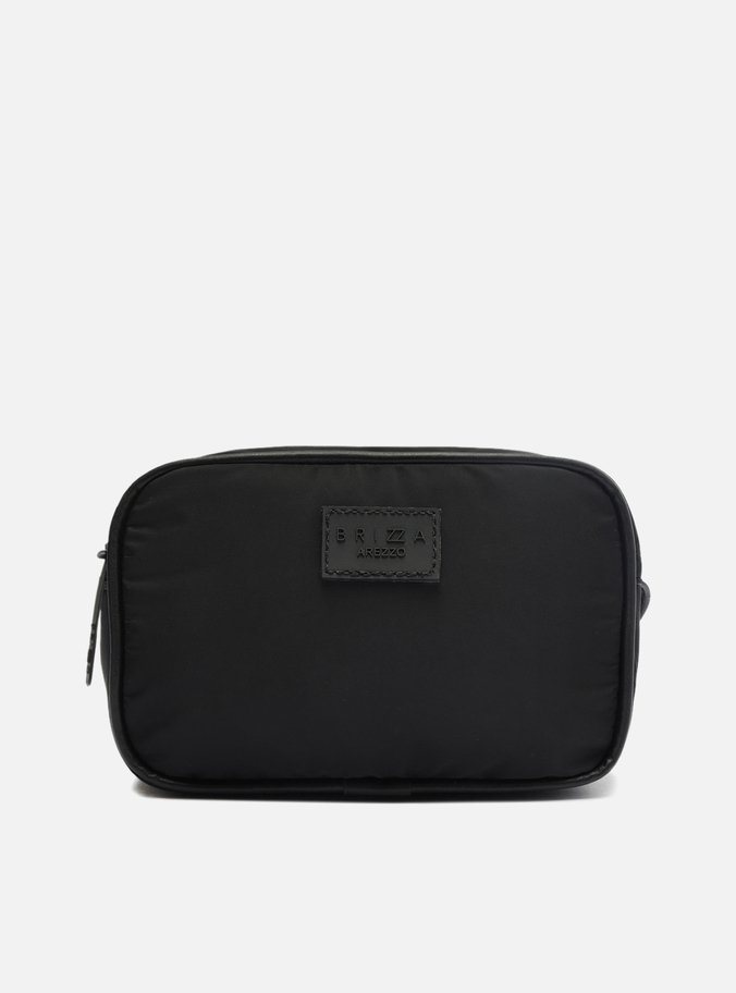 Bolsa Tiracolo Preta Nylon Lizza Pequena Brizza