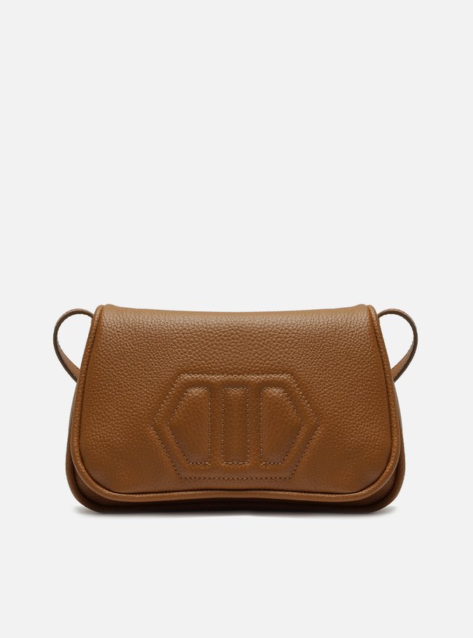Bolsa Tiracolo Marrom Média