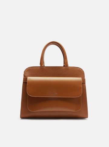 Bolsa Tote Marrom Média Pouch Removível