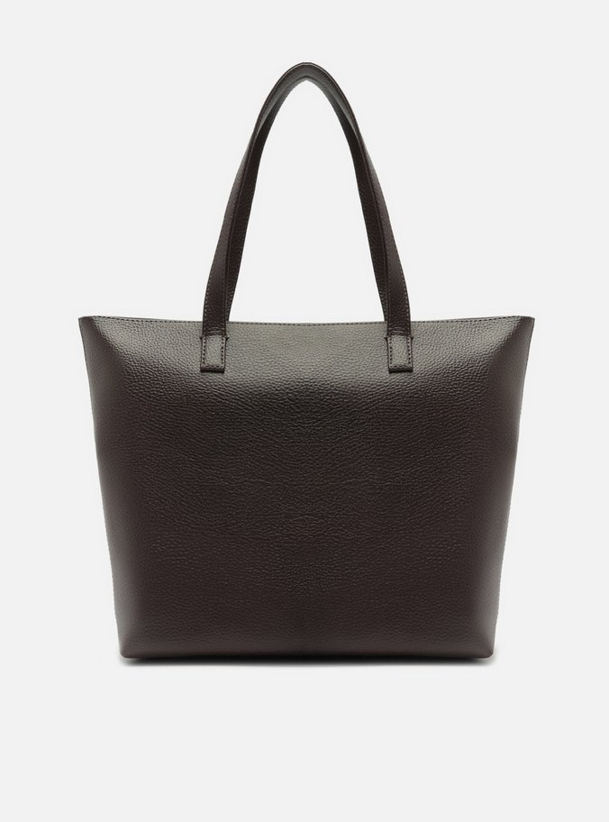 Bolsa Shopping Marrom Grape Mercato Grande