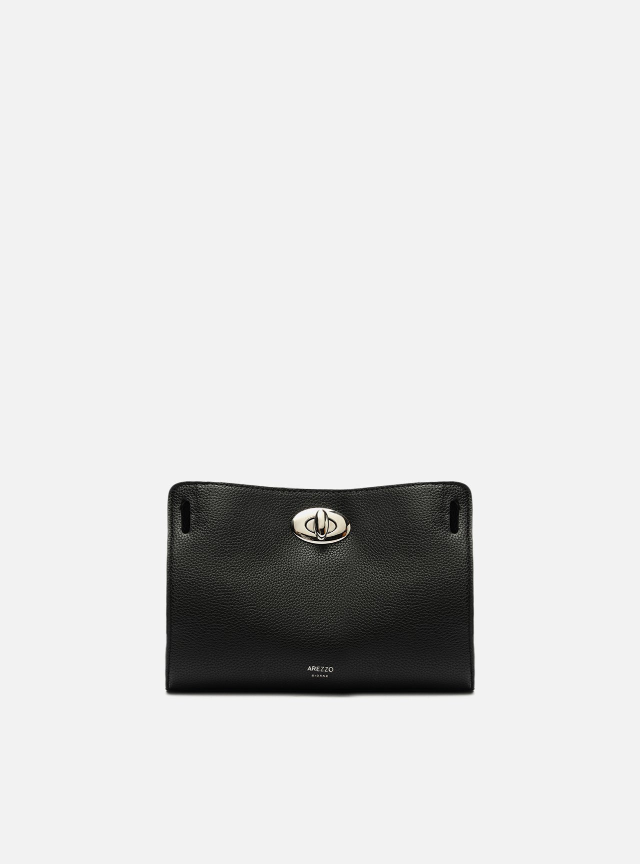 Bolsa Tiracolo Preta Média Corrente — foto 6