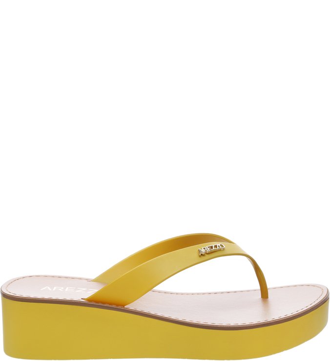 Chinelo Tiras  Salto Plataforma Baixo  Solare