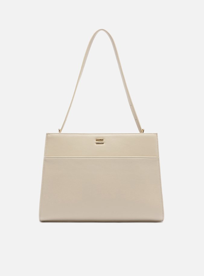 Bolsa Shoulder Branca Média
