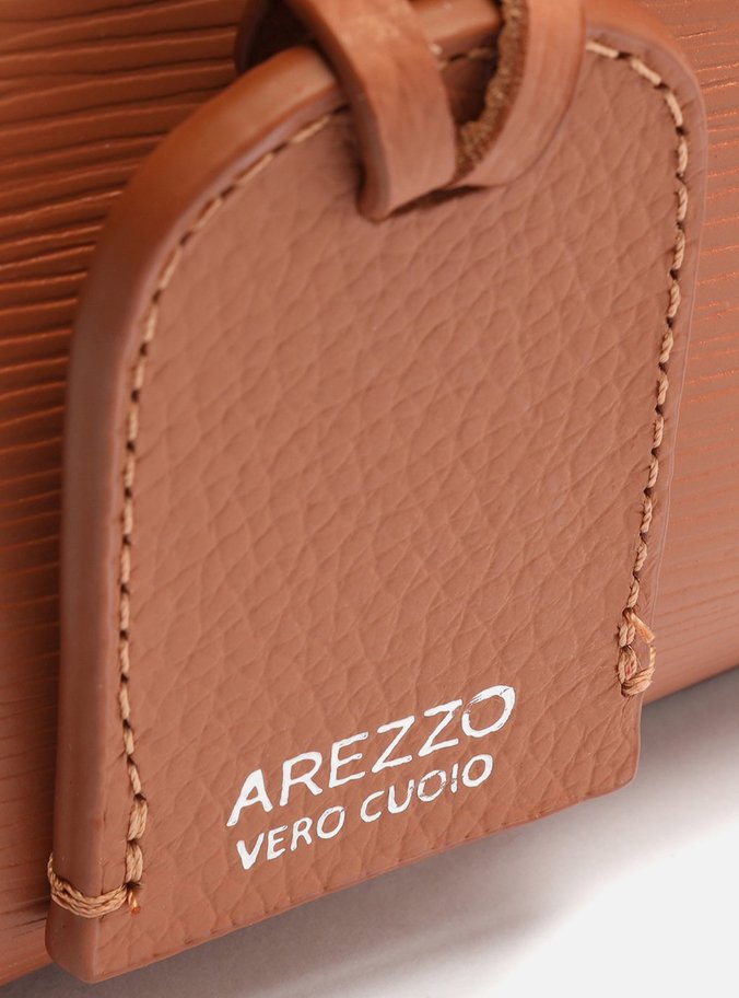 Bolsa Tote Marrom Couro Bella Pequena