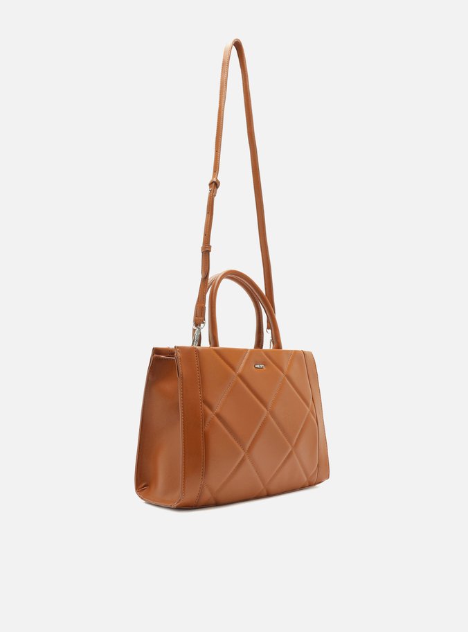 Bolsa Marrom Tote Grande Matelassê
