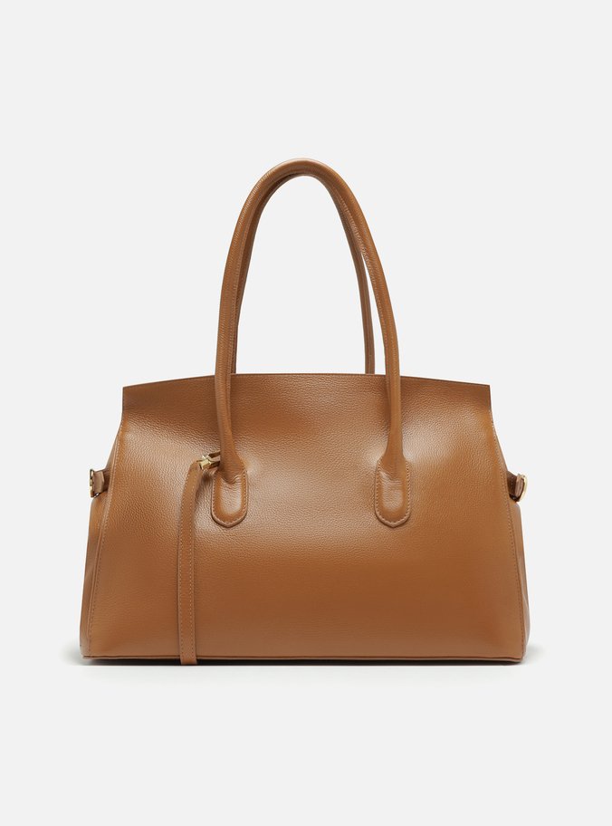 Bolsa Tote Marrom Couro Ária Grande