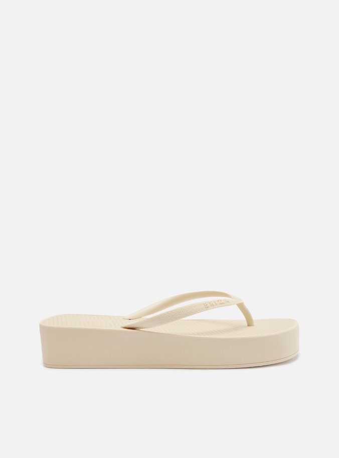Chinelo Branco Flatform Mykonos Basics