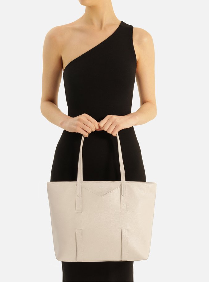 Bolsa Shopping Branca Grande Tiras