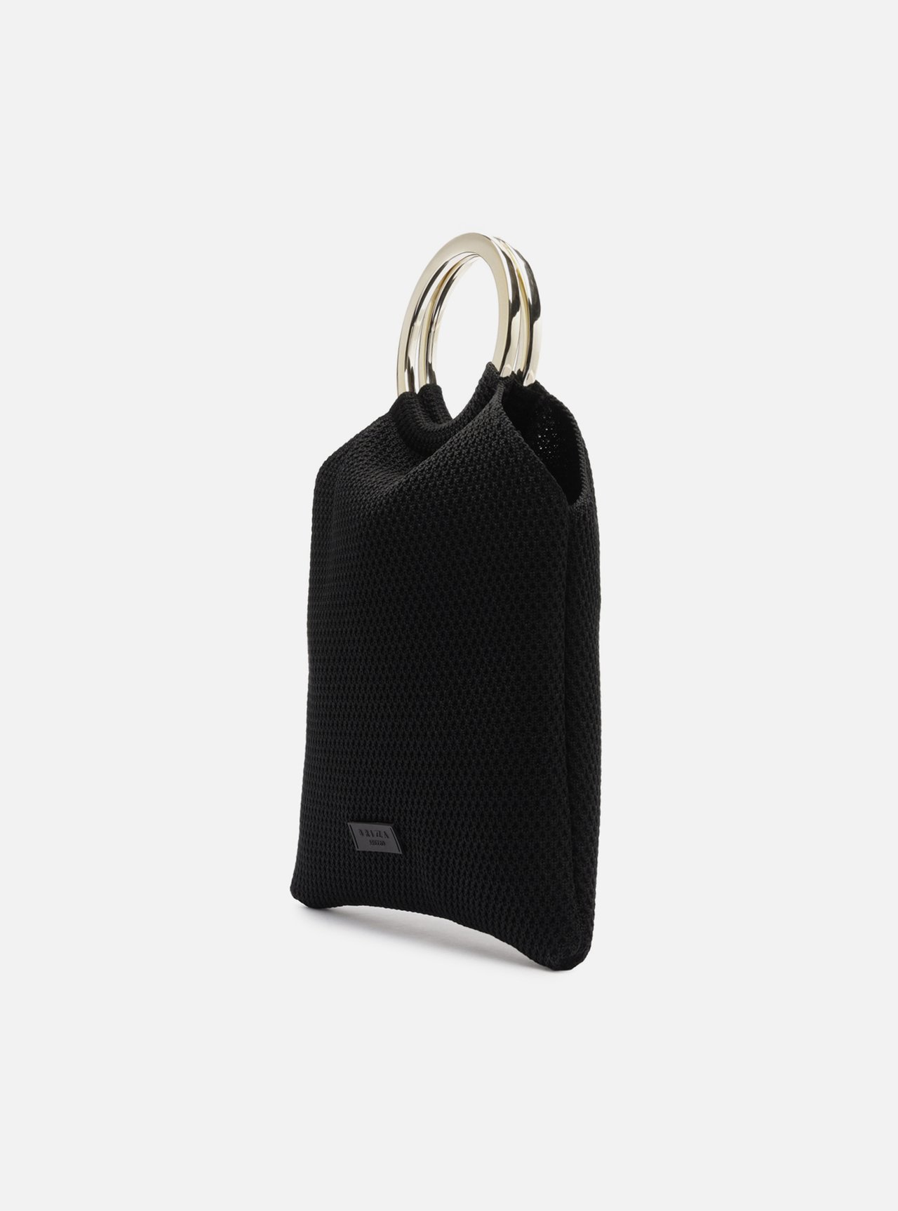 Clutch Preta Crochê Alças Argolas — foto 2