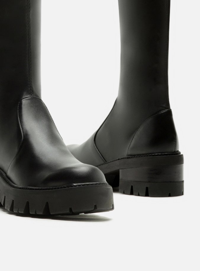 Bota Over The Knee Preta 