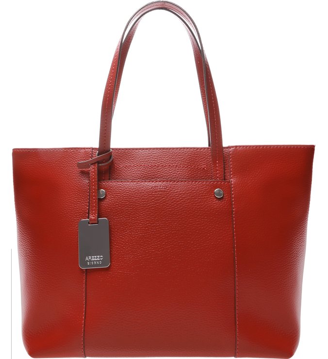 Bolsa Shopping Grande Bag Charm Metal New Rubi