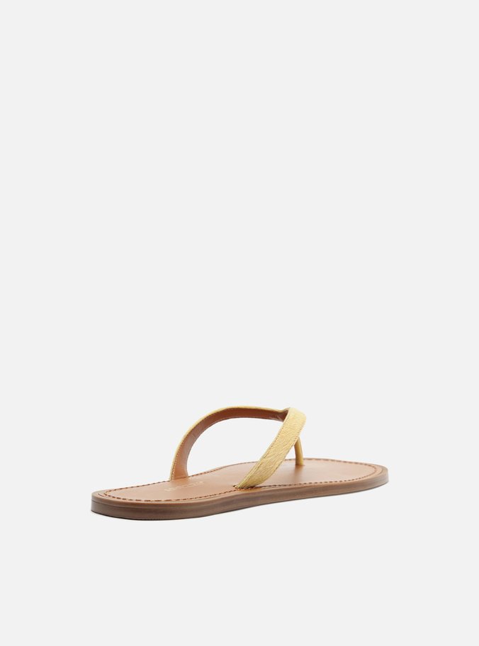Rasteira Amarela Flat Flip Flop