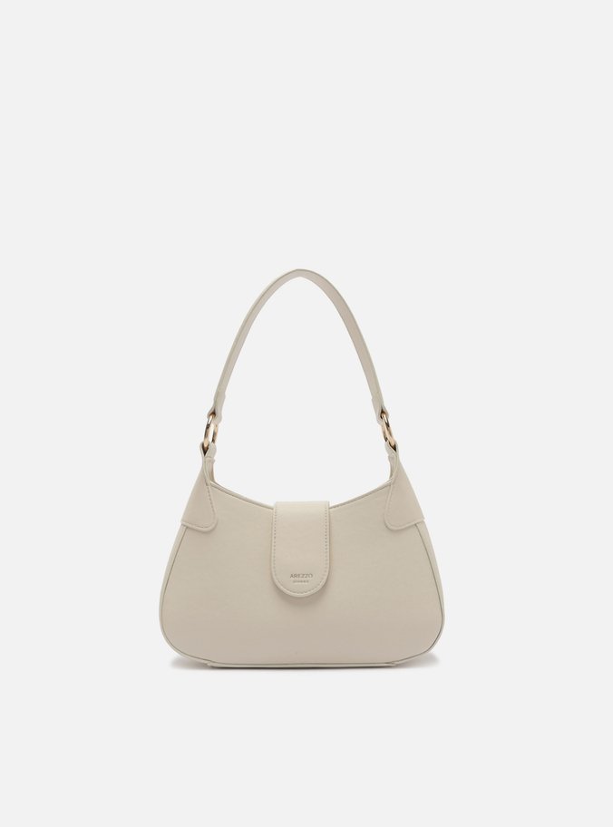 Bolsa Tiracolo Off White Média Alça Corrente
