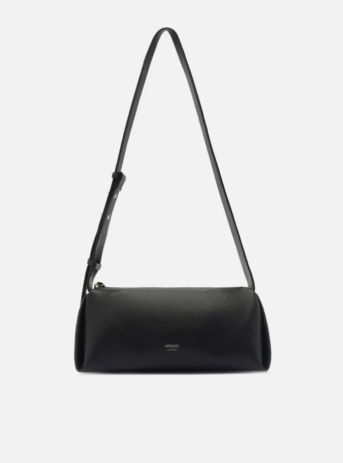 Bolsa Tiracolo Preta Média Soft Metais