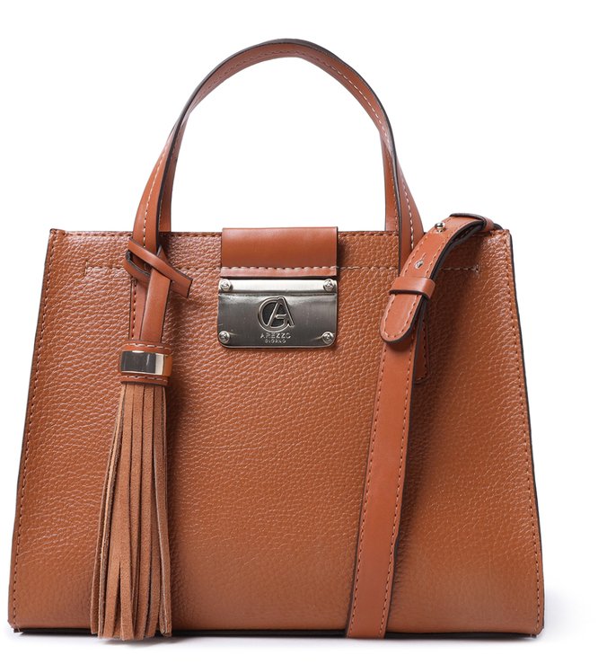 Bolsa Tote Marrom Palermo Média
