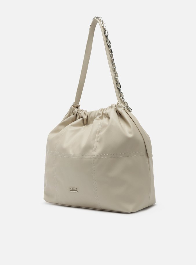 Bolsa Hobo Off-White Grande
