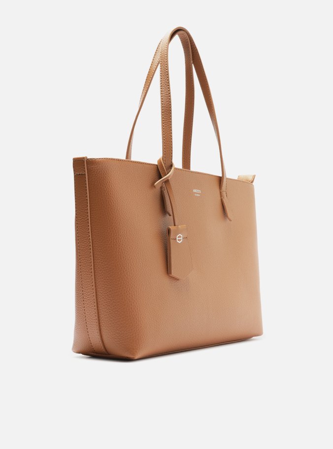 Bolsa Shopping Marrom Manu Grande