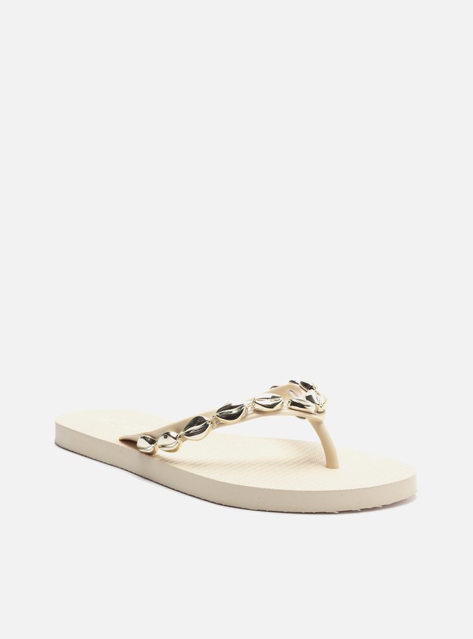 Chinelo de Dedo Off-White Essential Búzios