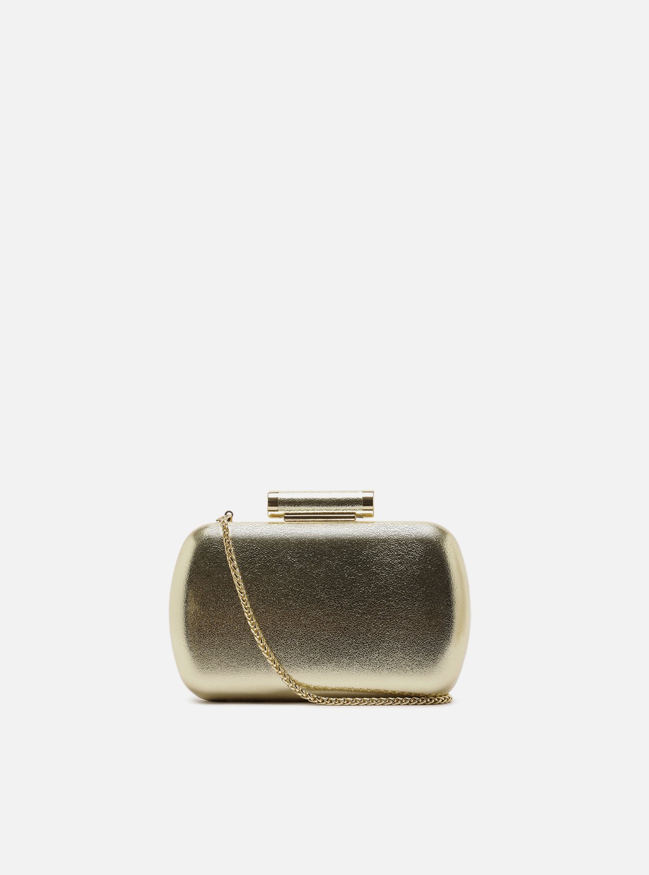 Bolsa Tiracolo Dourada Pequena Corrente Barbicacho — foto 3