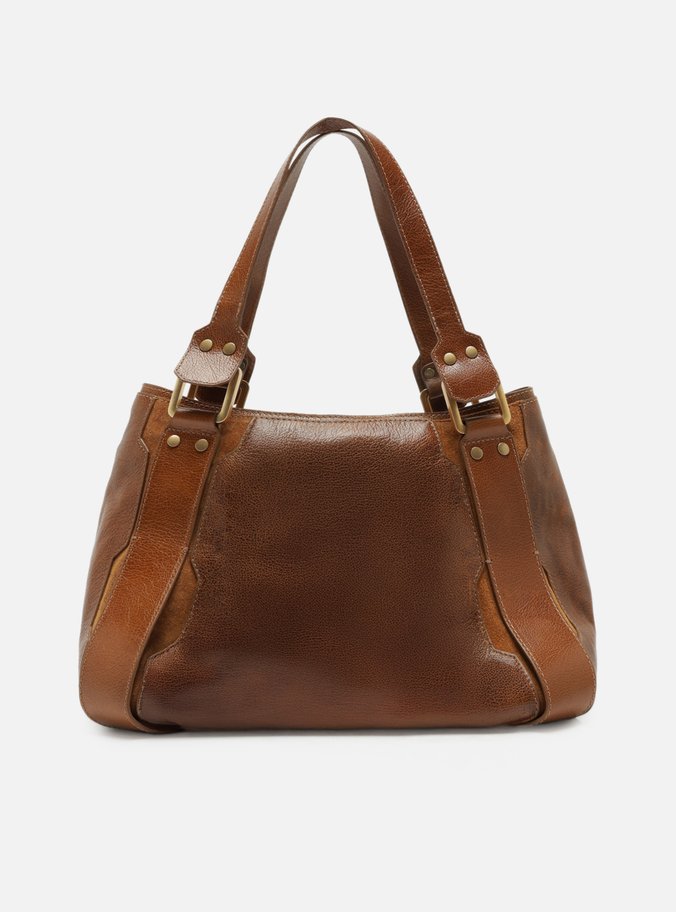 Bolsa Tote Marrom Couro Gretha Grande