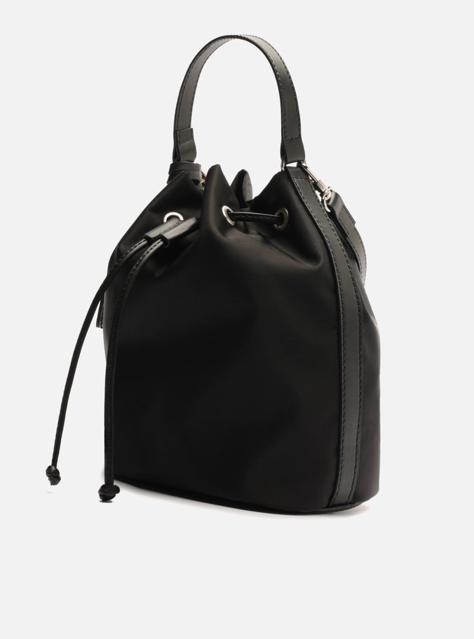 Bolsa Bucket Preta Nylon Média