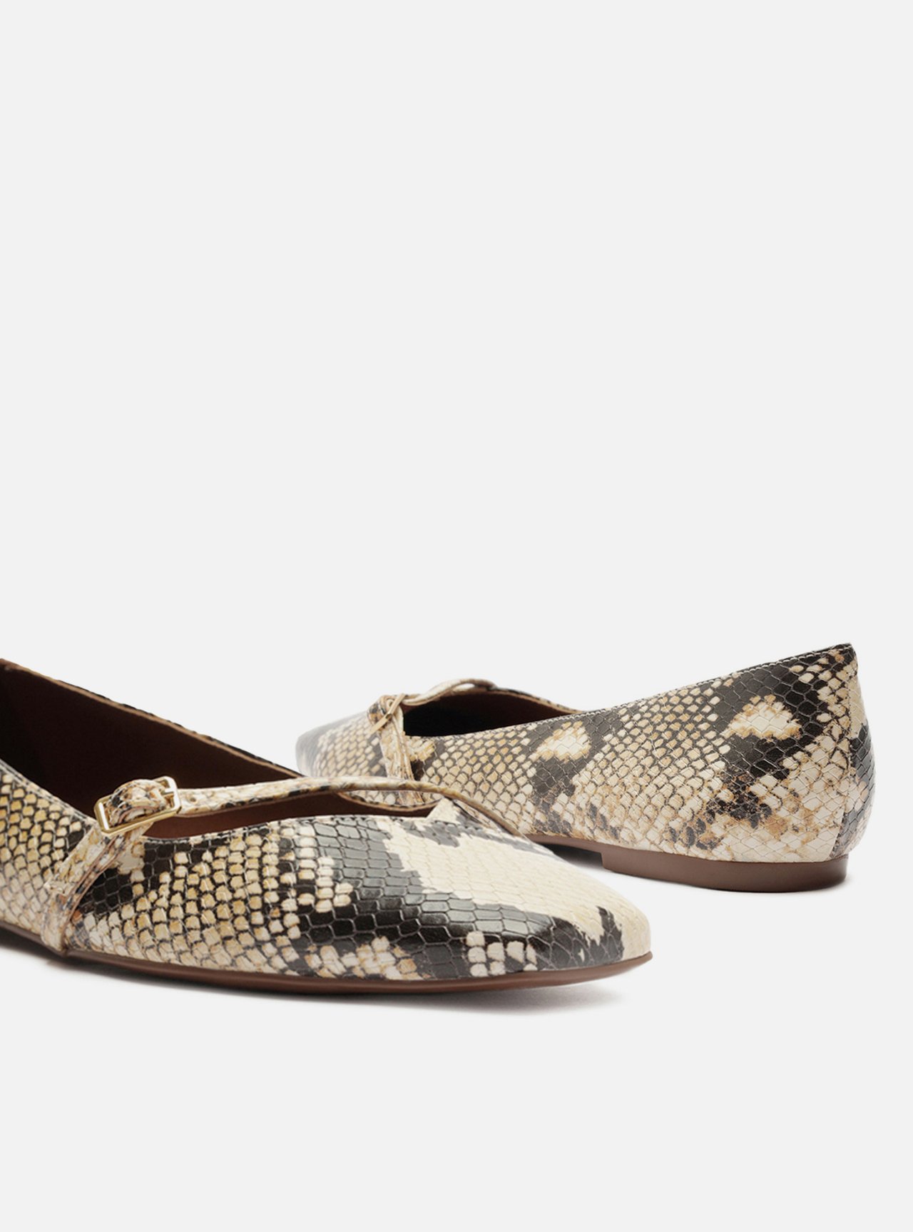 Sapatilha Animal Print Bico Quadrado — foto 4