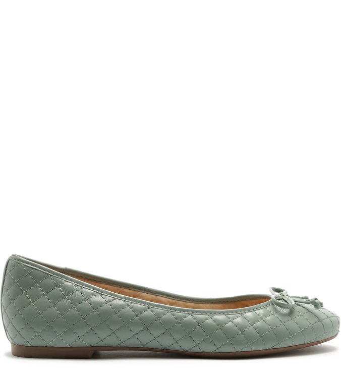 Sapatilha Matelassê Tiny Bow Acqua Mint