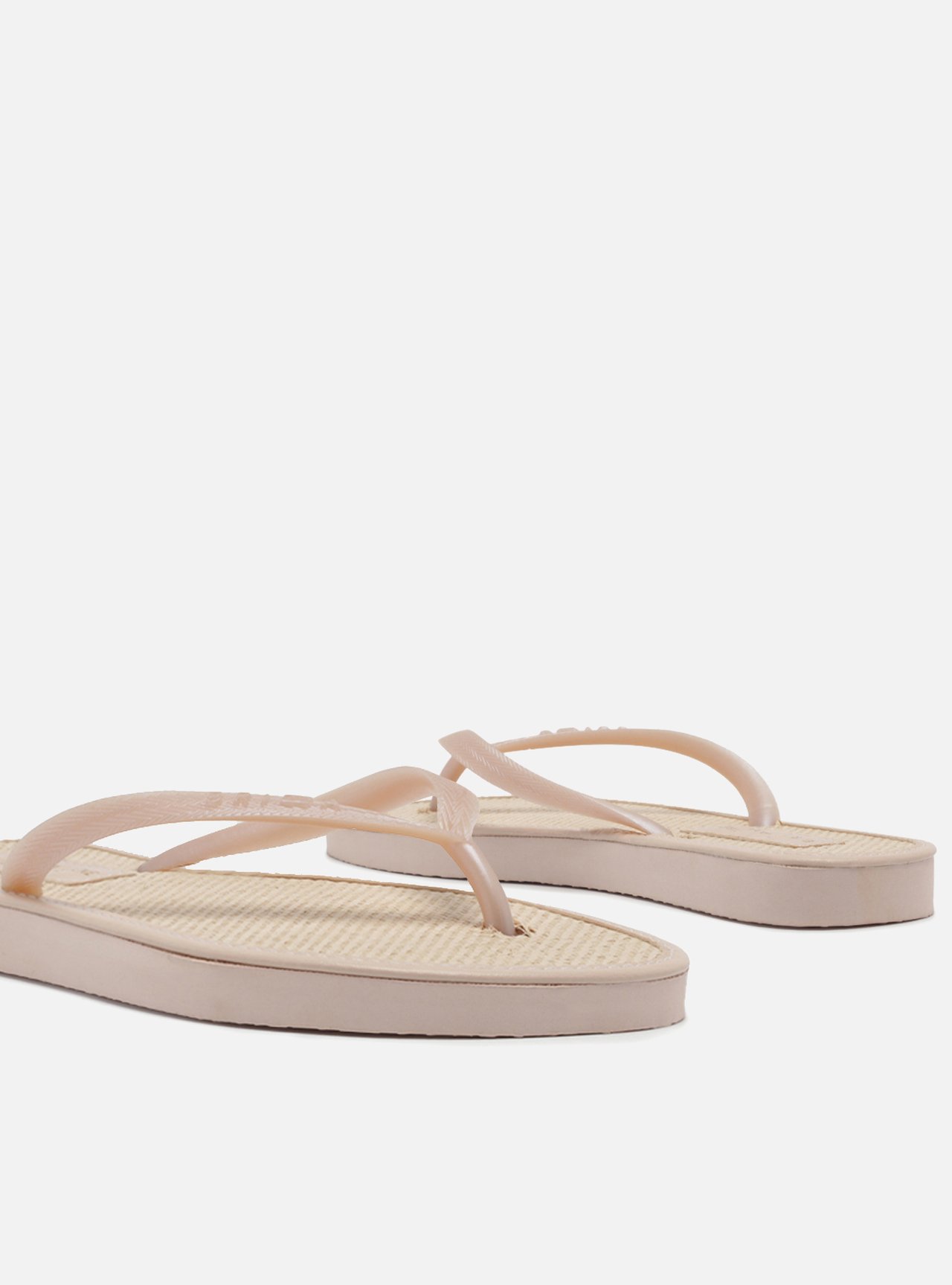 Chinelo de Dedo Nude Palha La Sirene — foto 5