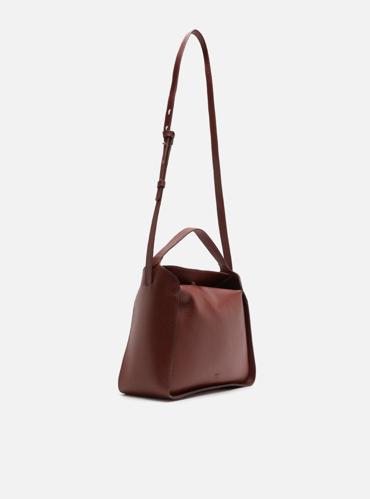 Bolsa Tote Vermelha Pequena Granulada — foto 5