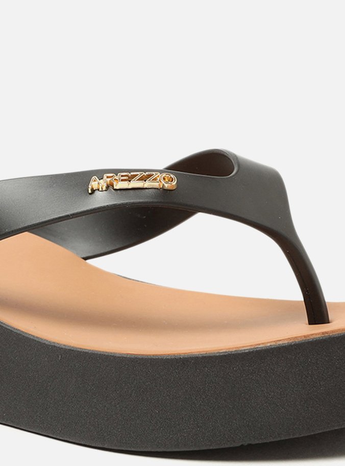Chinelo Preta Flatform Brizza