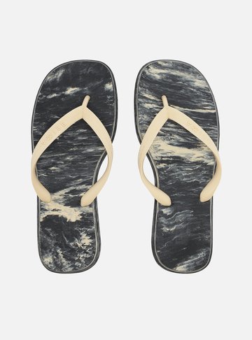 Arezzo — Chinelo Azul Estampa Brizza Sport