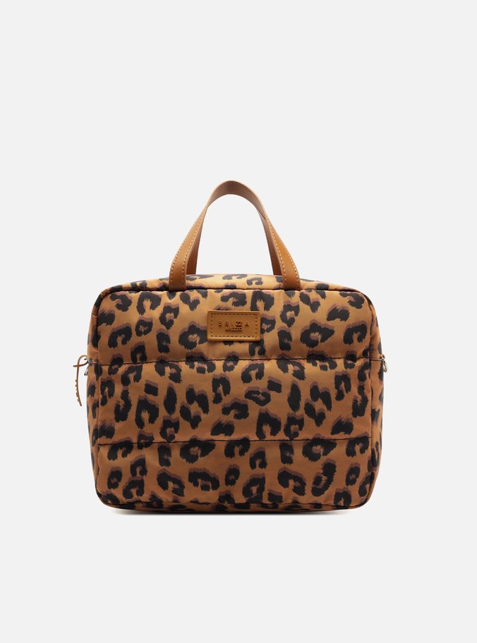 Bolsa Térmica Tiracolo Animal Print Nylon Gigi Média