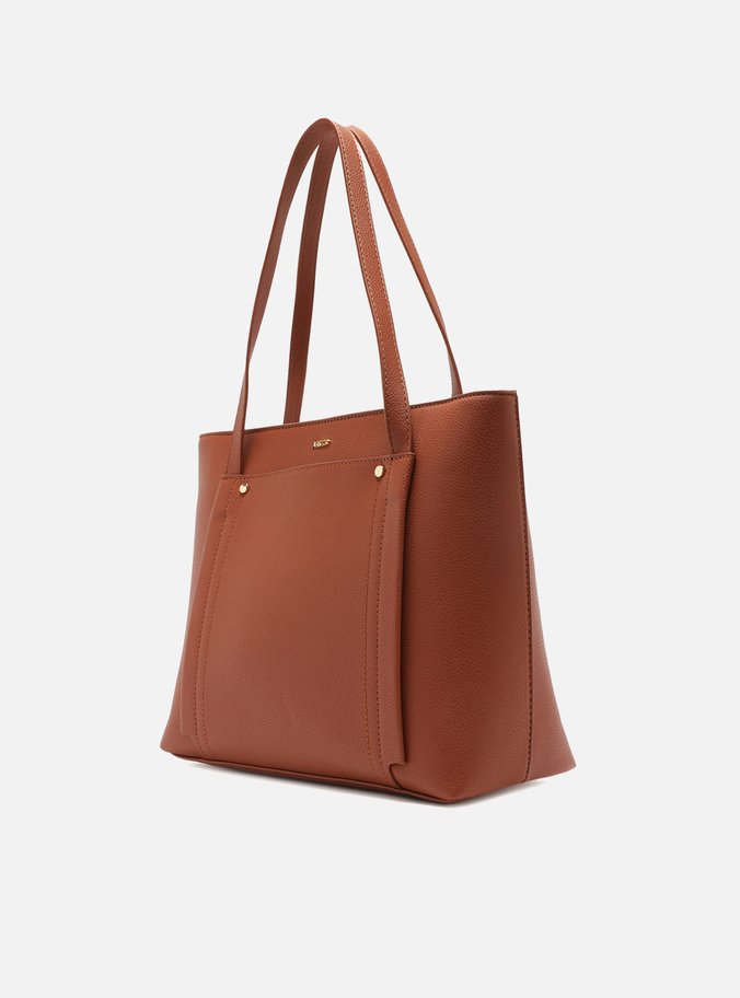 Bolsa Shopping Marrom Média