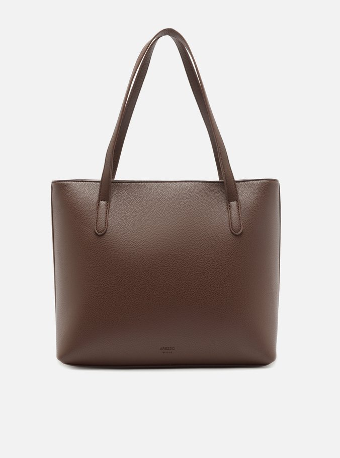 Bolsa Shopping Marrom Média