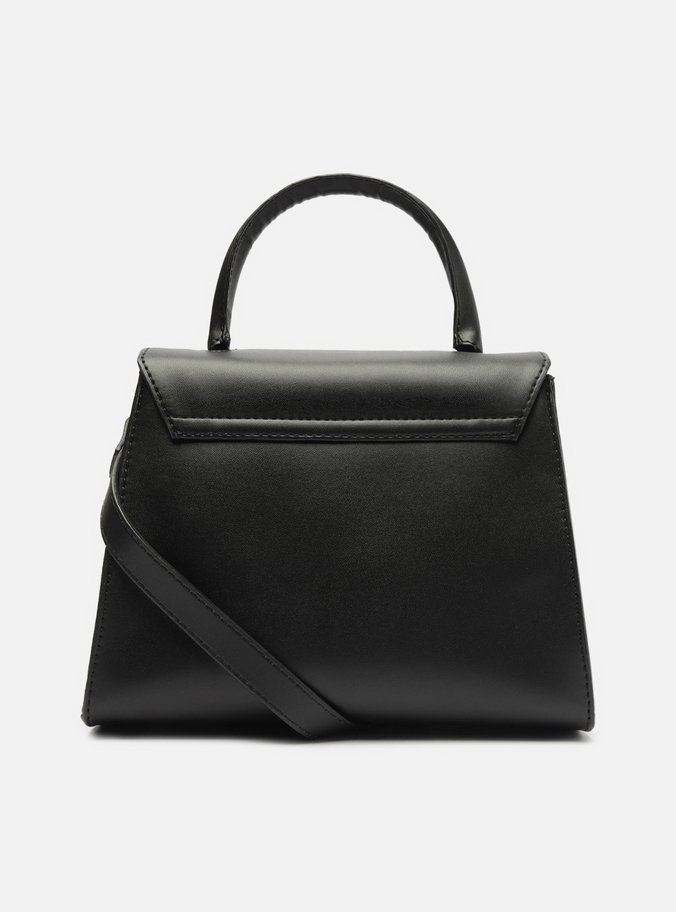Bolsa Satchel Preta Iara Média Corrente