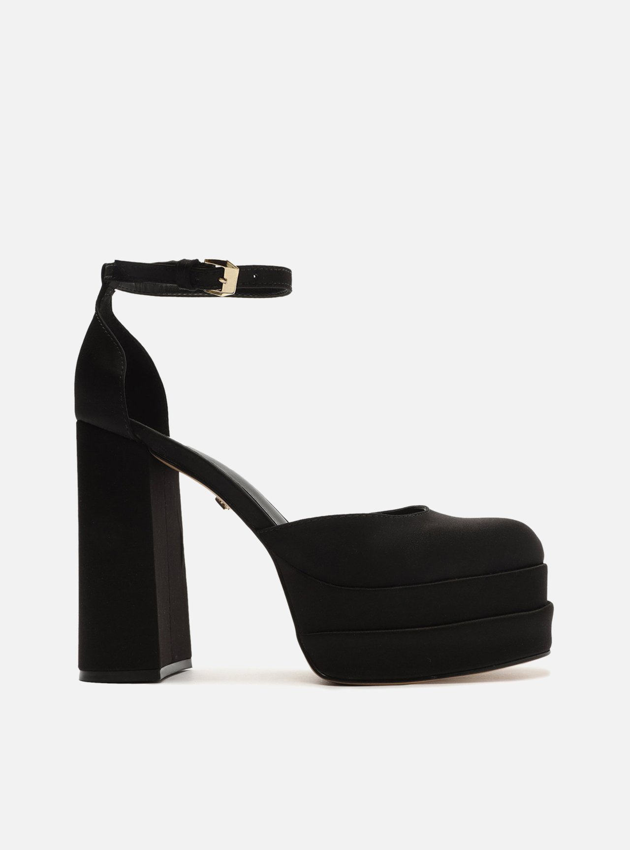 Sandalia meia pata preta arezzo top