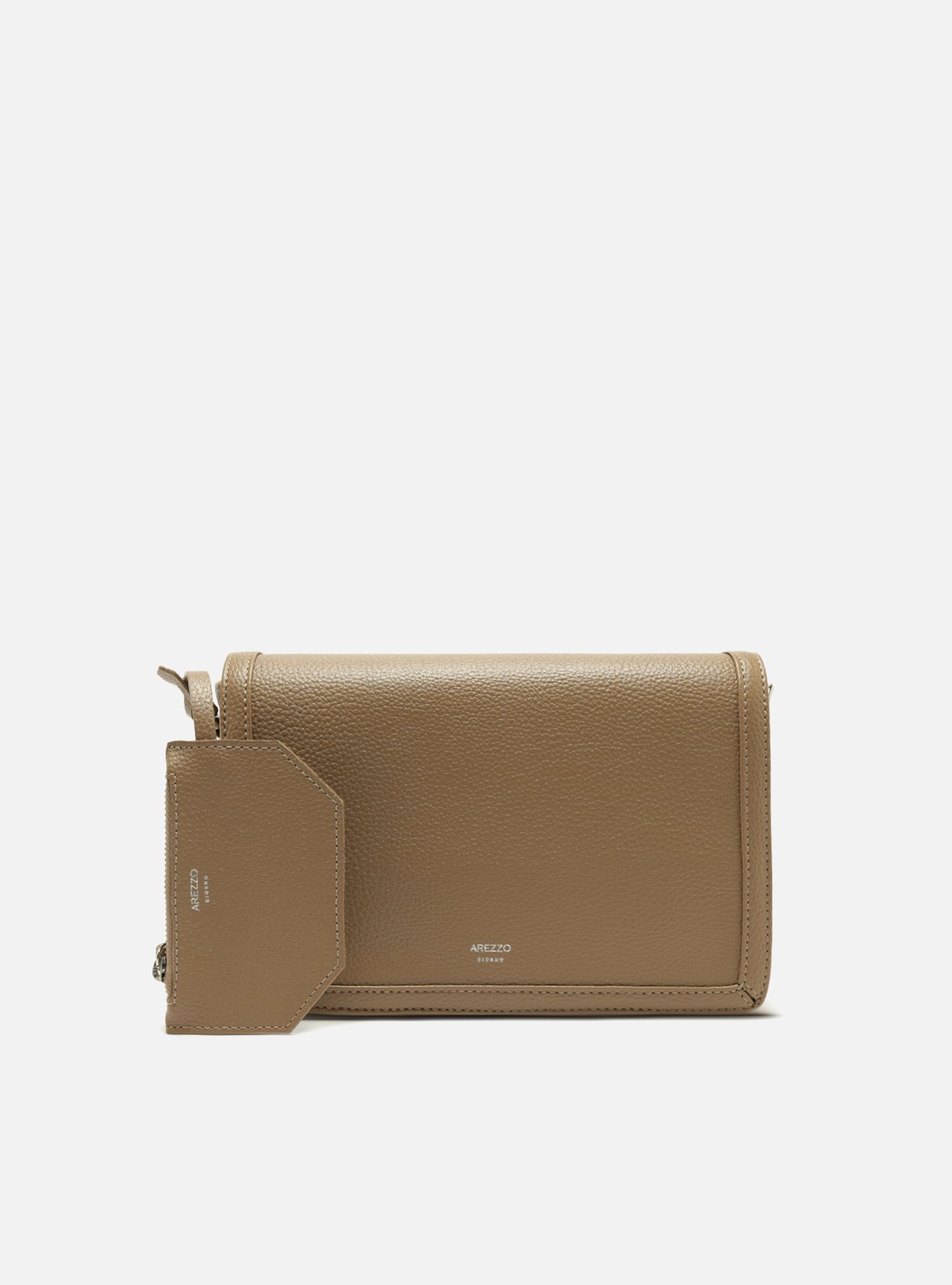 Bolsa Tiracolo Marrom Média — foto 1