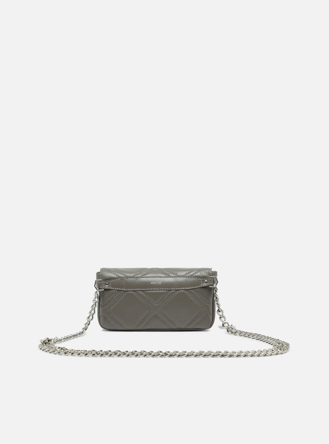Mini Bag Cinza Matelassê