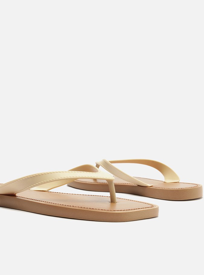 Chinelo de Dedo Branco Tira V Brizza