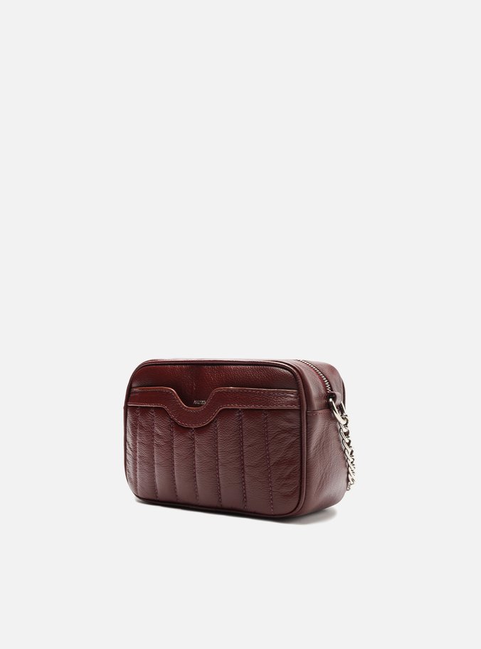 Bolsa Tiracolo Vermelha Couro Francine Pequena