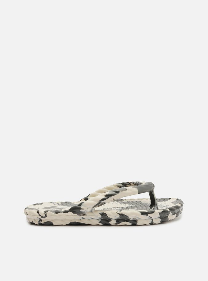 Chinelo de Dedo Preto Mescla Marrocos